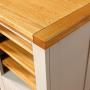 Downton Grey Painted Hi-Fi Media Stand Shelf Unit