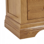 French Louis Oak 5 Drawer Tallboy Wellington Chest of Drawers