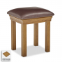 French Louis Oak Dressing Table Stool
