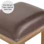 French Louis Oak Dressing Table Stool