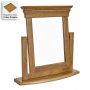French Louis Oak Dressing Table Mirror