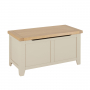 Cheshire Dove Grey Painted Blanket Bedding Storage Box
