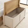 Cheshire Dove Grey Painted Blanket Bedding Storage Box