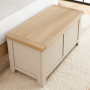 Cheshire Dove Grey Painted Blanket Bedding Storage Box