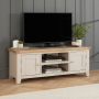 Cheshire Dove Grey Painted Large TV Stand Unit – Up to 60” Widescreen Size