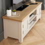 Cheshire Dove Grey Painted Large TV Stand Unit – Up to 60” Widescreen Size