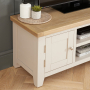 Cheshire Dove Grey Painted Large TV Stand Unit – Up to 60” Widescreen Size