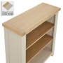 Cheshire Dove Grey Painted Small Low Bookcase