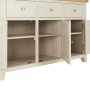 Cheshire Dove Grey Painted Large 3 Drawer 3 Door Sideboard