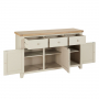 Cheshire Dove Grey Painted Large 3 Drawer 3 Door Sideboard
