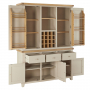 Cheshire Dove Grey Painted Triple Kitchen Larder Pantry Cupboard
