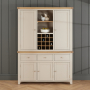 Cheshire Dove Grey Painted Triple Kitchen Larder Pantry Cupboard