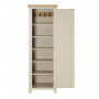 Cheshire Dove Grey Single Hallway Coat & Shoe Cupboard
