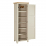 Cheshire Dove Grey Single Hallway Coat & Shoe Cupboard
