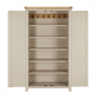 Cheshire Dove Grey Double Shaker Linen Storage Cupboard