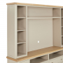 Cheshire Dove Grey Painted XXL Widescreen TV Media Storage Grand Wall Unit