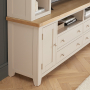 Cheshire Dove Grey Painted XXL Widescreen TV Media Storage Grand Wall Unit