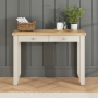 Cheshire Dove Grey Painted Dressing Table Desk with 2 Drawers
