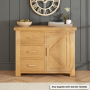 Marbury Classic Oak Medium Sideboard