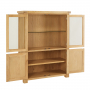 Marbury Classic Oak Glazed Display Cabinet