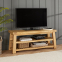 Marbury Classic Oak Small TV Unit Stand – up to 60” TV Size