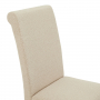 Marbury Classic Oak Natural Boucle Fabric Dining Chair