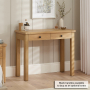 Marbury Oak 2 Drawer Dressing Table Desk
