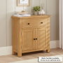 Marbury Oak Compact Small Sideboard