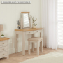 Marbury Putty Grey Painted Vanity Dressing Table Mirror