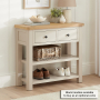 Marbury Putty Grey Painted 2 Drawer Hall Console Table