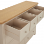 Marbury Putty Grey Painted Extra Large Jumbo 10 Drawer Chest