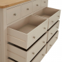 Marbury Putty Grey Painted Extra Large Jumbo 10 Drawer Chest