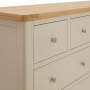 Marbury Putty Grey Painted Extra Large Jumbo 10 Drawer Chest