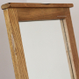 Rustic Oak Cheval Mirror