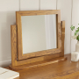 Rustic Oak Vanity Mirror