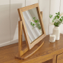 Rustic Oak Vanity Mirror