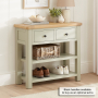 Marbury Sage Green Painted 2 Drawer Hall Console Table