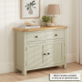 Marbury Sage Green Painted Medium 2 Door 2 Drawer Sideboard