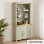 Marbury Sage Green Painted Medium Sideboard with Bookcase Dresser Top