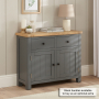 Marbury Slate Grey Painted Medium 2 Door 2 Drawer Sideboard