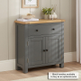 Marbury Slate Grey Painted Compact Small Sideboard