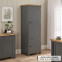 Marbury Slate Grey Painted Single Kitchen Larder Pantry Cupboard