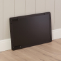Chic Small Rectangle Black Metal Wall Mirror – 80cm x 50cm
