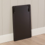 Chic Small Rectangle Black Metal Wall Mirror – 80cm x 50cm