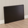 Chic Large Rectangle Black Metal Wall Mirror – 120cm x 80cm