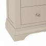 Wilmslow Dove Grey Painted 2 Drawer Bedside Table