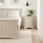 Wilmslow Dove Grey Painted 2 Drawer Bedside Table