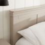 Wilmslow Dove Grey Painted 4ft 6in Double Size Panel Bed