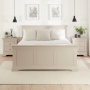 Wilmslow Dove Grey Painted 4ft 6in Double Size Panel Bed