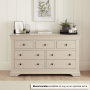 Wilmslow Dove Grey Painted Large Wide 3 over 4 Drawer Chest
